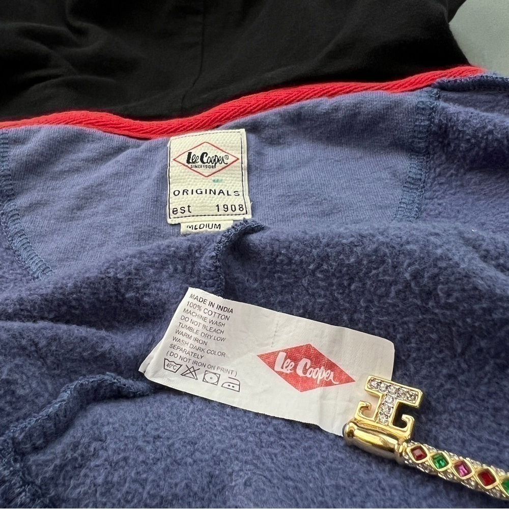 LEE COOPER ZIP UP FLORAL PRINT HOODIE - Picture 5 of 7